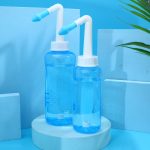 Garrafa de limpeza nasal portátil para irrigação nasal, lavadora de limpeza nasal