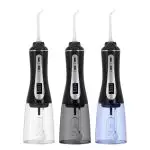 Poderoso fio dental sem fio 350ML com tela OLED portátil, irrigador oral com 5 modos de pressão