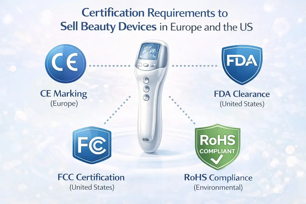 What Certifications Are Required to Sell Beauty Devices in Europe and the US? What Certifications Are Required to Sell Beauty Devices in Europe and the US?