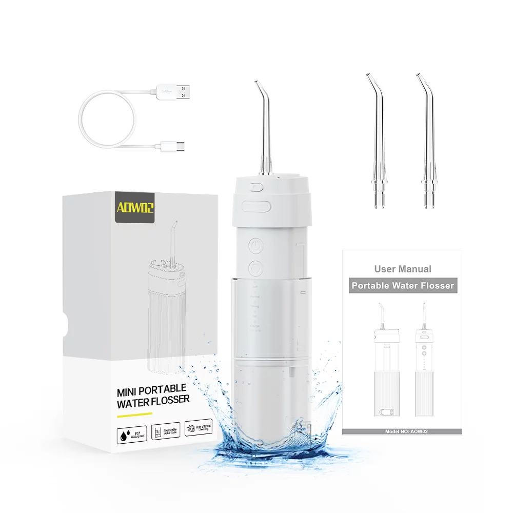 OEM Portable Mini Water Flosser Automatic 180ml For Teeth Cleaning OEM Mini Flosser de Água Portátil Automático 180ml Para Limpeza Dentária